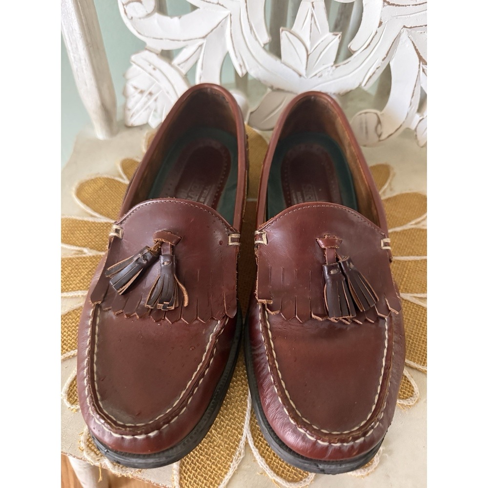 Sebago Lites Men's Brown Shoes Tassel‎ Loafers US 9.5 B
